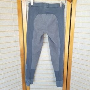 Women's Gutos Riding Equestrian Pants Stretch Cotton Blue Size 24